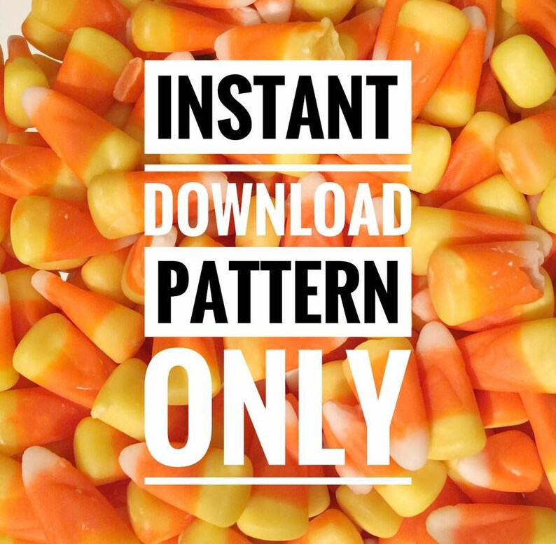 Candy Corn Pattern, Crochet Pattern, Crochet Candy Corn, Crochet Fall Pattern, Baby Candy Corn Hat, Fall Baby Hat, Halloween Pattern image 5