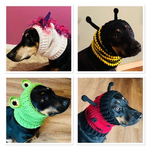 16 Crochet Pattern Dog Snood Costumes Collection 16 Crochet Patterns Ebook image 9