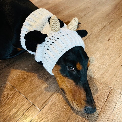 Haakpatroon Cow Dog sjaalkraag