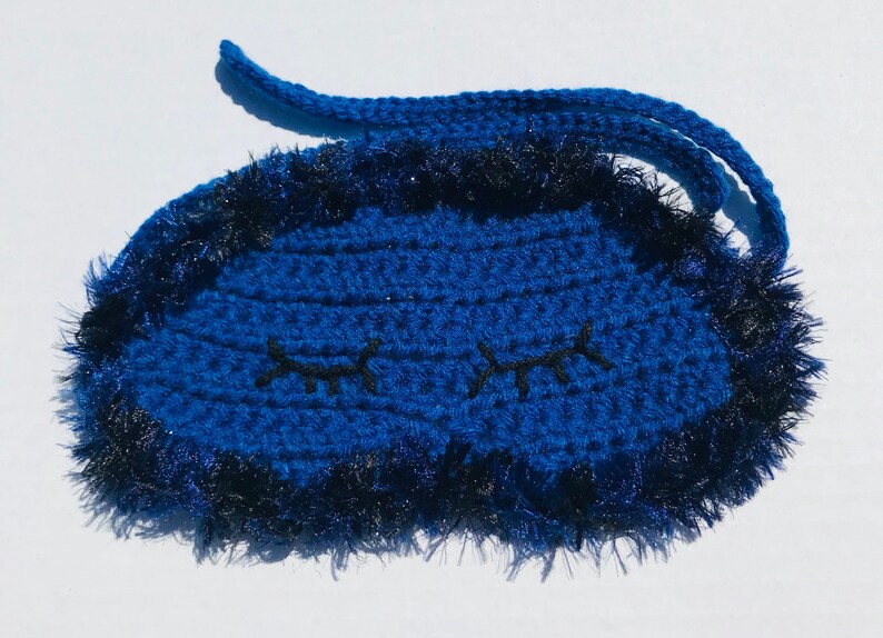Eye Mask Crochet Pattern Sleeping Mask Pattern Etsy
