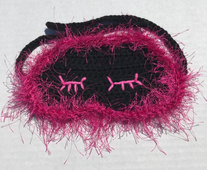 Eye Mask Crochet Pattern Sleeping Mask Pattern Etsy