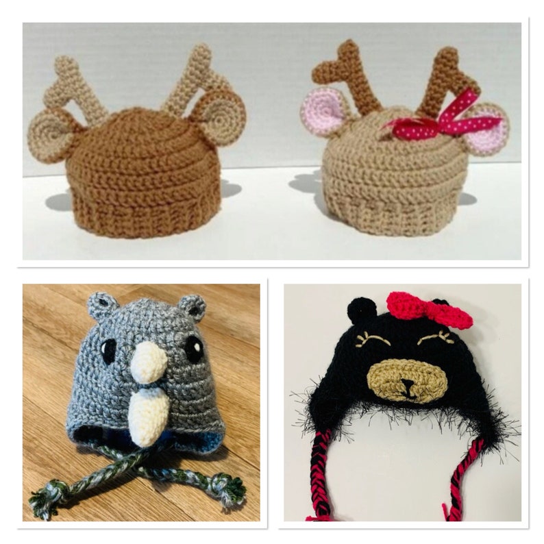 24 Crochet Patterns Animal Hat & Baby Booties Collection 24 Crochet Patterns Ebook image 8