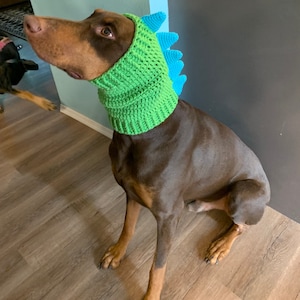 Häkelanleitung Hund Dinosaurier Snood Cowl Bild 6