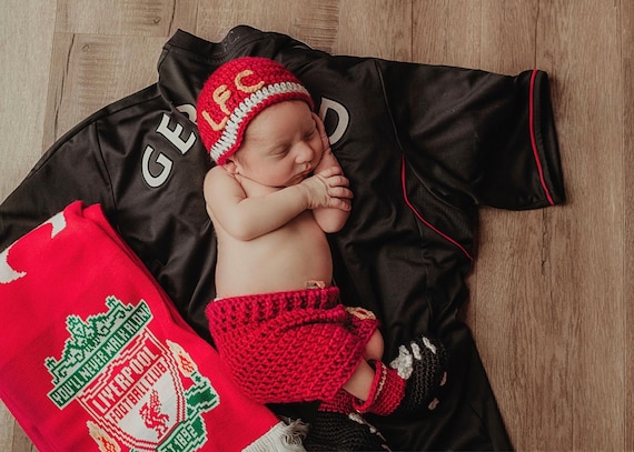 Crochet Pattern Newborn Soccer Outfit Set