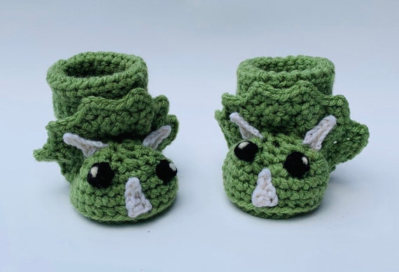dinosaur booties