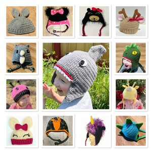 24 Crochet Patterns Animal Hat & Baby Booties Collection 24 Crochet Patterns Ebook image 2