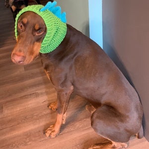 Crochet Pattern Dog Dinosaur Snood Cowl image 3