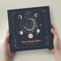 Astrology: Birth chart reading in hardcover book - 100% personalized, custom made natal chart report on 40+ pages - Alchemy Dark design product logo