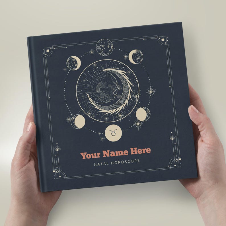 Astrology: Birth Chart Reading in Hardcover Book - 100% Personalized ...