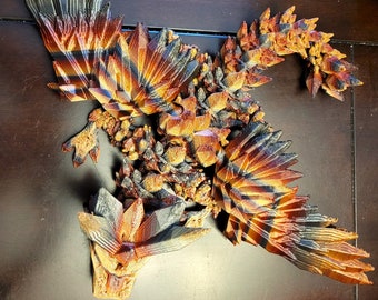 Stroodies HUGE CrystalWing Articulated Dragon (Designed by CinderWing3D)