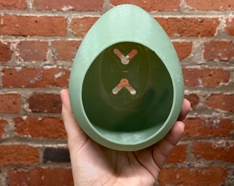Stroodies mEGGa Egg Hide | mEGGa Size | for Frogs and lizards and such | Includes 4x Suction Cups