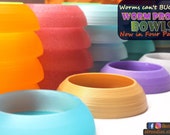 Stroodies Four-Pack Worm-Proof Bowl for Geckos