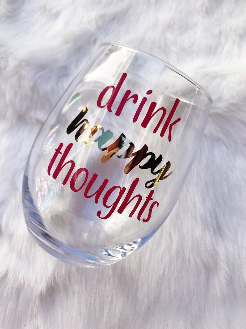 Rose All Day stemless wine glass Funny wine saying Hakuna Moscato melot prosecco pinot