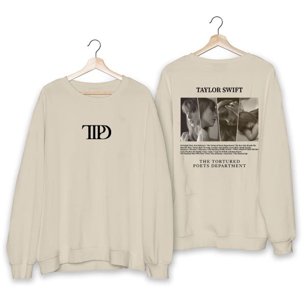 2 Sided The Tortured Poets Department Unisex Tshirt Sweatshirt Hoodie, TS New Album Sweatshirt Gift for Fan, TS New Album Shirt, TTPD Merch