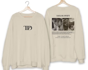 2 Sided The Tortured Poets Department Unisex Tshirt Sweatshirt Hoodie, TS New Album Sweatshirt Gift for Fan, TS New Album Shirt, TTPD Merch