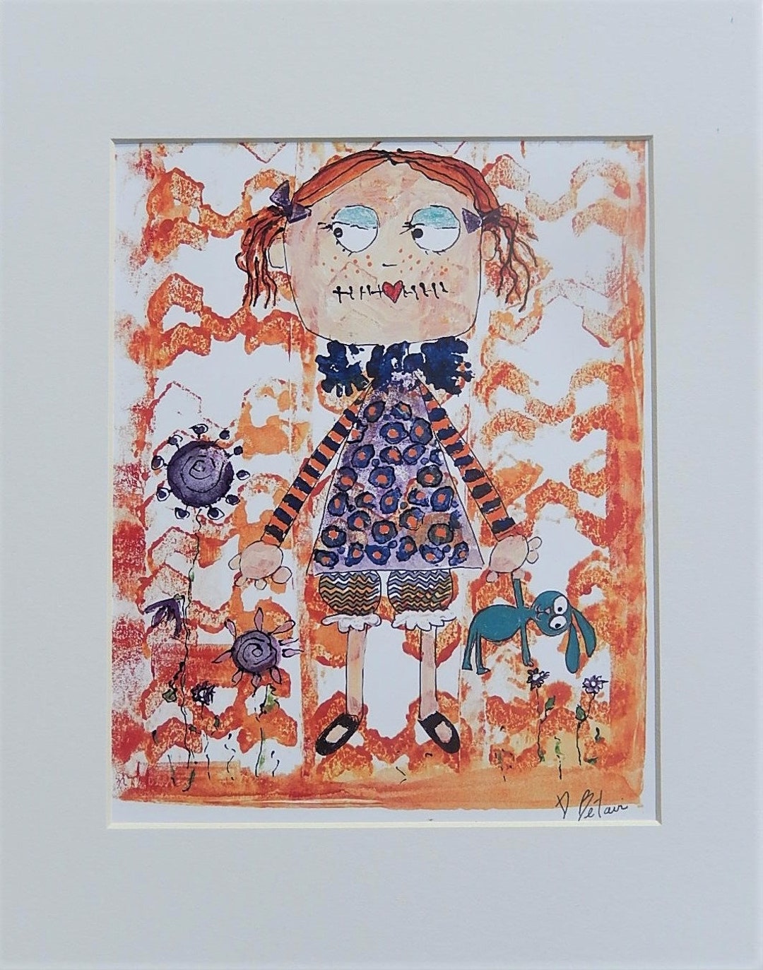 WALL ART Illustration Child Illustration Printing Art Etsy