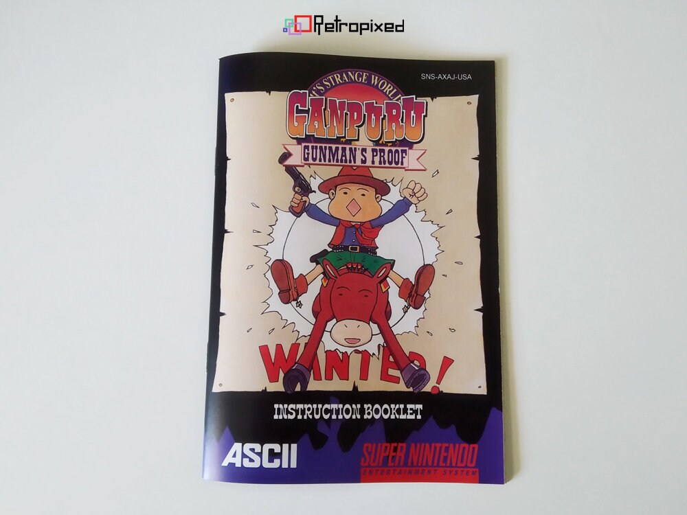 Ganpuru: Gunman's Proof Sfc Super Famicom Cartouche Seule Traduite