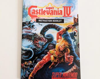 Super Castlevania IV - Super Nintendo USA - Manual