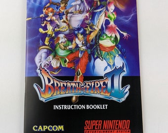 Breath of Fire II - Super Nintendo - Manual