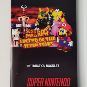 Super Mario RPG - Super Nintendo - Manual