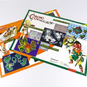 Chrono Trigger - Super Nintendo - Posters/Cartes (PLIÉS)