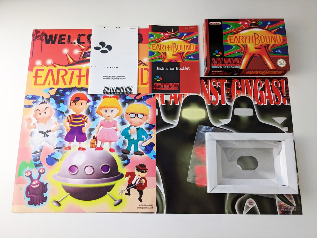 Earthbound Manual Nintendo | Snes Earthbound 1995 – BQSHA