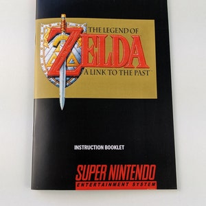 The Legend of Zelda A Link to the Past - Super Nintendo - Manual
