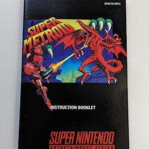 Super Metroid - Super Nintendo - Manual