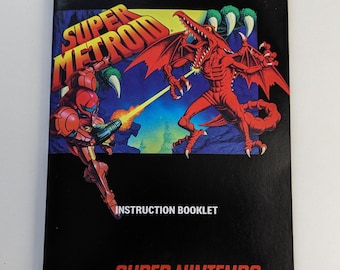 Super Metroid - Super Nintendo - Manual