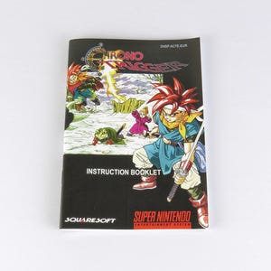 Chrono Trigger - Super Nintendo - Manual