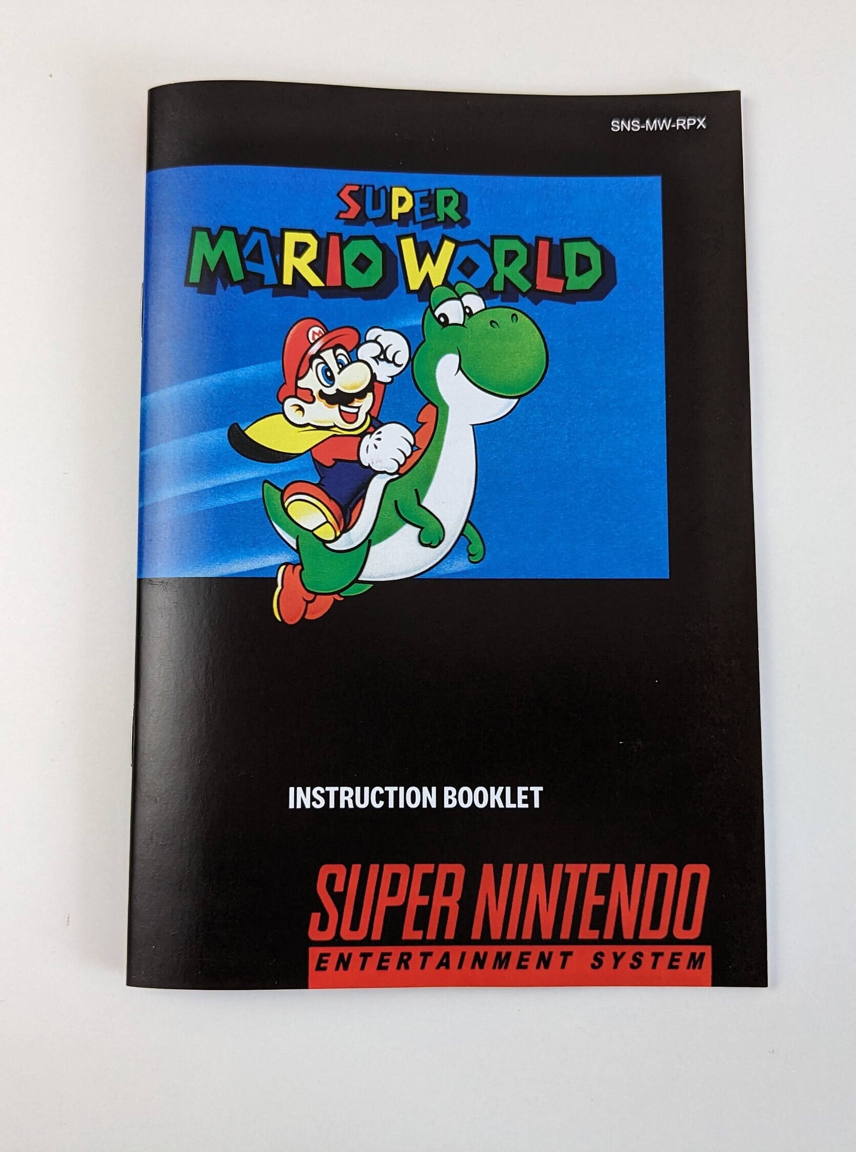 Super Mario World - Super Nintendo - Manual - Etsy