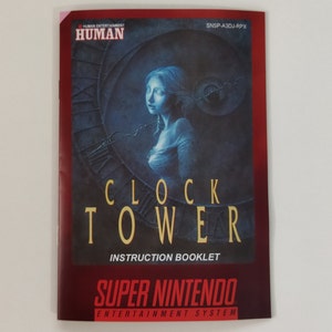 Clock Tower - Super Nintendo - Manual