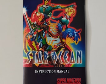 Star Ocean - Super Nintendo - Manual