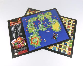 Breath of Fire - Super Nintendo - Posters/Maps (FOLDED)