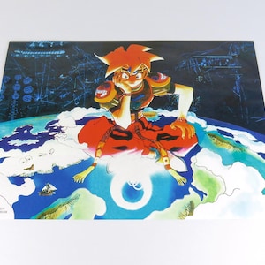 Terranigma - Super Nintendo - Poster/Map (FOLDED)