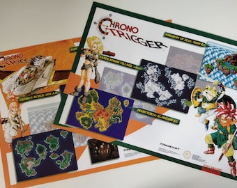 Chrono Trigger - Super Nintendo - Posters/Maps (FOLDED)