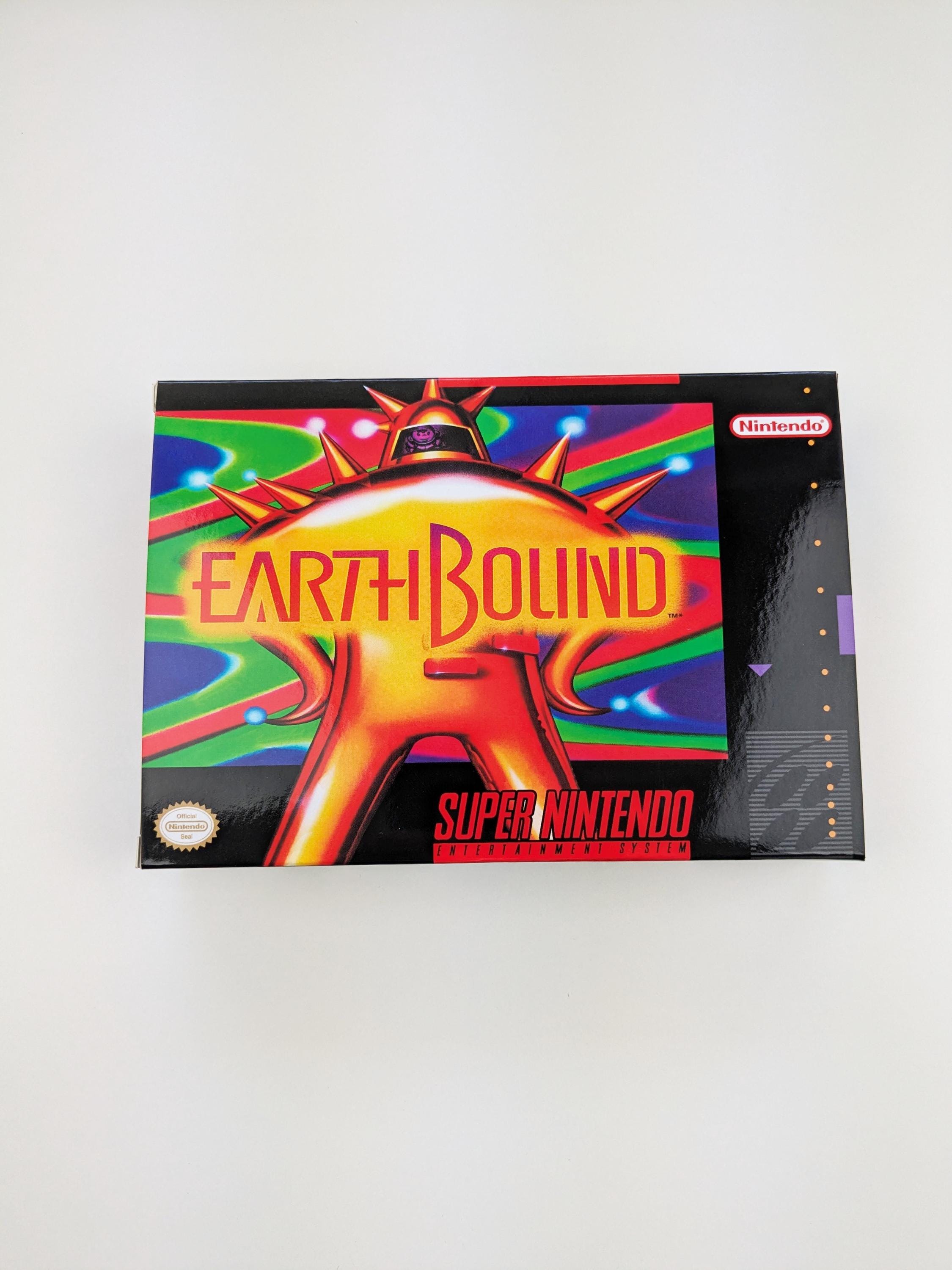 Earthbound - Super Nintendo - USA - Complete Pack Box, Manual, Poster ...