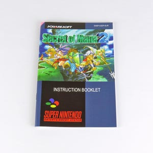 Secret of Mana 2 - Super Nintendo - Handbuch
