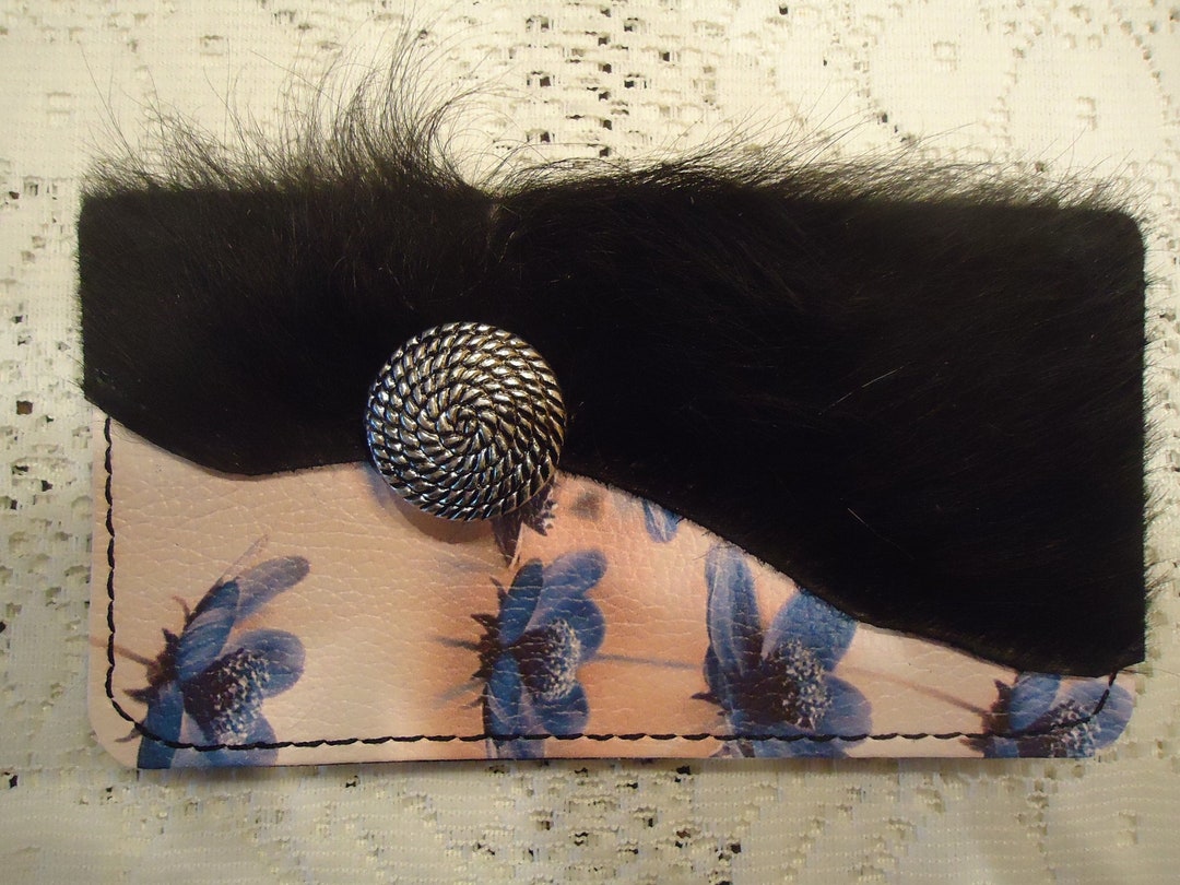 Hair-On-Hide Concho Checkbook