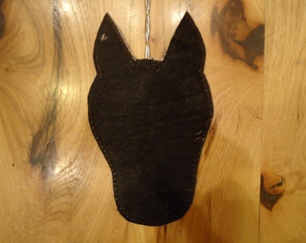 Fly Swatter Hair on Hide Leather Horse