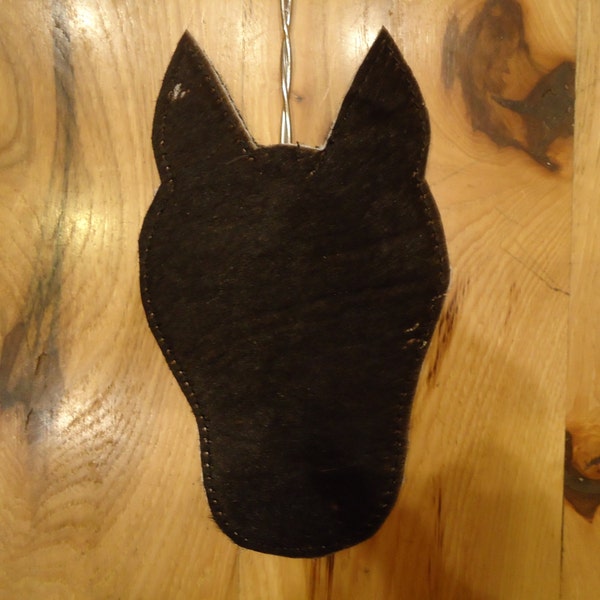 Fly Swatter Hair on Hide Leather Horse