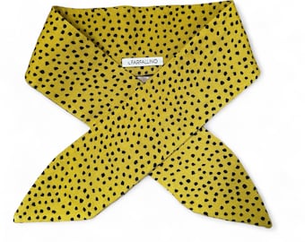 Foularino yellow and black