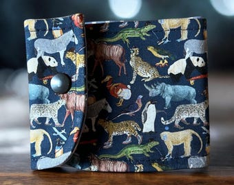 Liberty London men's cotton wallet.