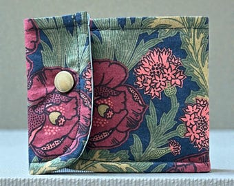Liberty London Men's Handcrafted Cotton and Shirt Fabric Wallet