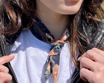 The Decadent Blooms Scarf, bandana, scarf, liberty london, neckerchief, man, woman, scarf, bow tie, cotton, neckwear