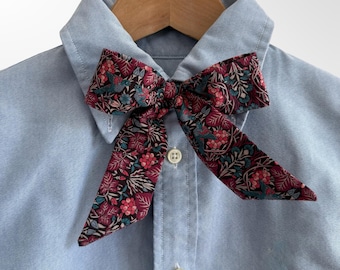Botanical Birds Liberty Bow