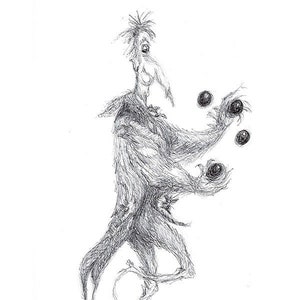 ¡Weird Wuggler practicando para el circo!
