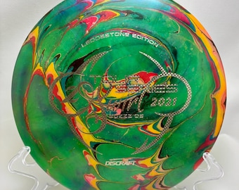 Dyed Discraft Buzzz OS: 2021 Ledgestone Z Swirl, 177g