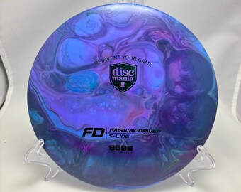 Discmania FD dyed disc golf disc, S-line plastic, 7 6 0 1 , 173 grams, used condition.