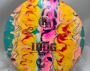 Kastaplast Idog dyed disc golf disc,  K1 line plastic, 172 grams , 7 5 -0.5 2, new condition